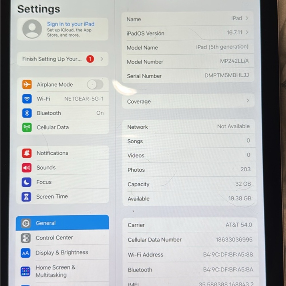 Apple iPad 5th Generation